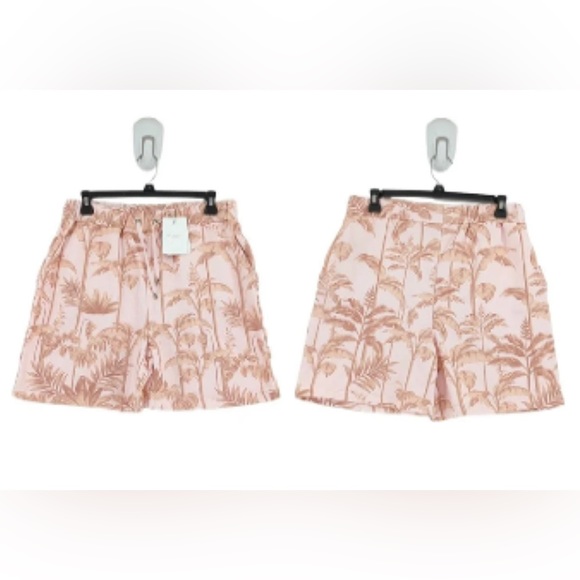TED BAKER Henrina Botanical Pink/Tropical Printed Jersey Short Size 3 NWT - Picture 7 of 16